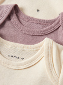 NAME IT 3 Pak Langærmet Body Summer Sand